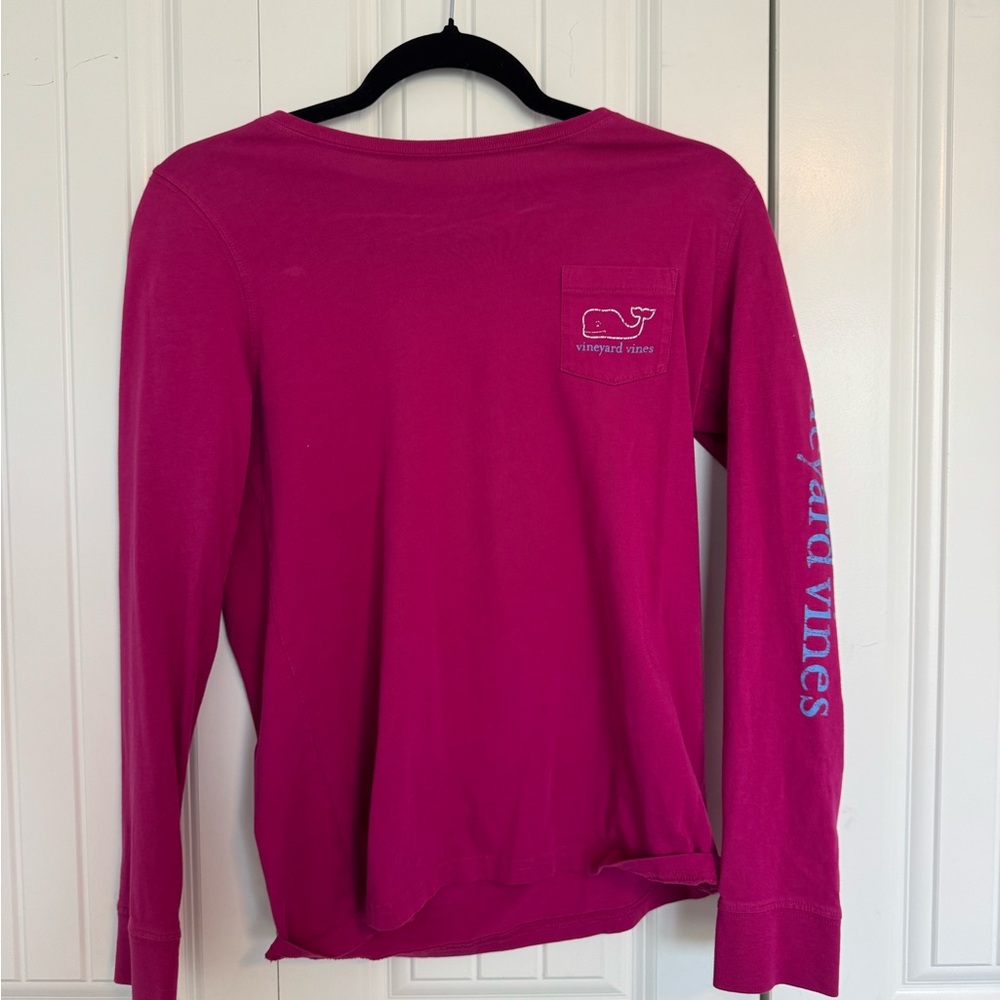 Pink vineyard vines long sleeve